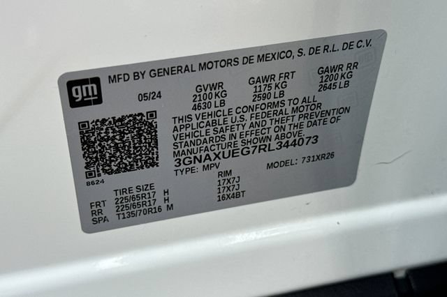 Used 2024 Chevrolet Equinox LT AWD/4WD image 57