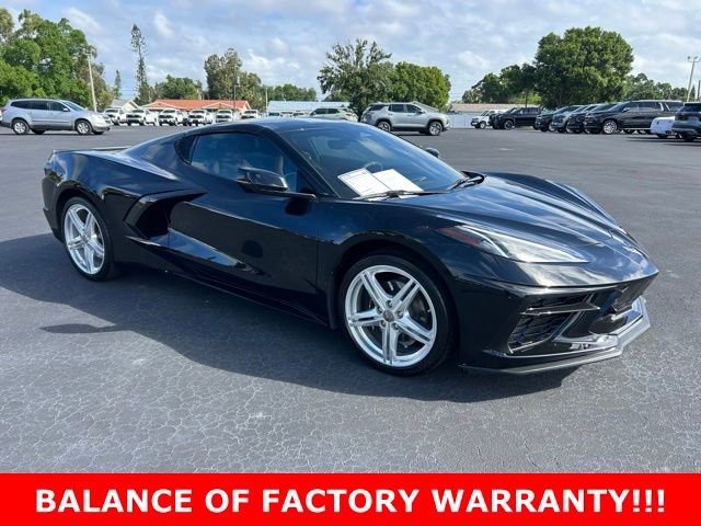 Used 2024 Chevrolet Corvette Stingray Preferred Cpe w/ Chrome Exterior Badge Package image 1
