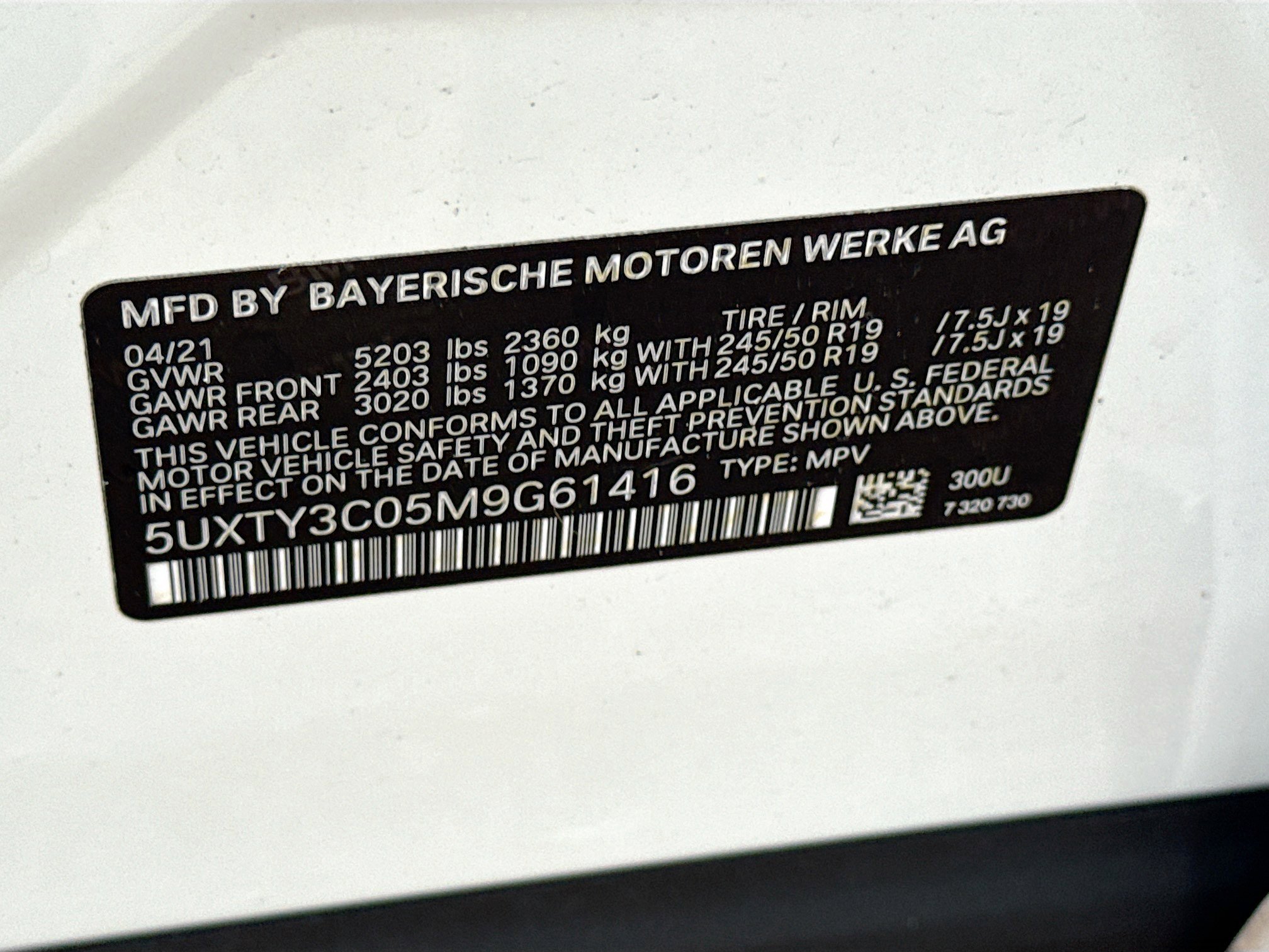 Used 2021 BMW X3 sDrive30i w/ Executive Package image 44