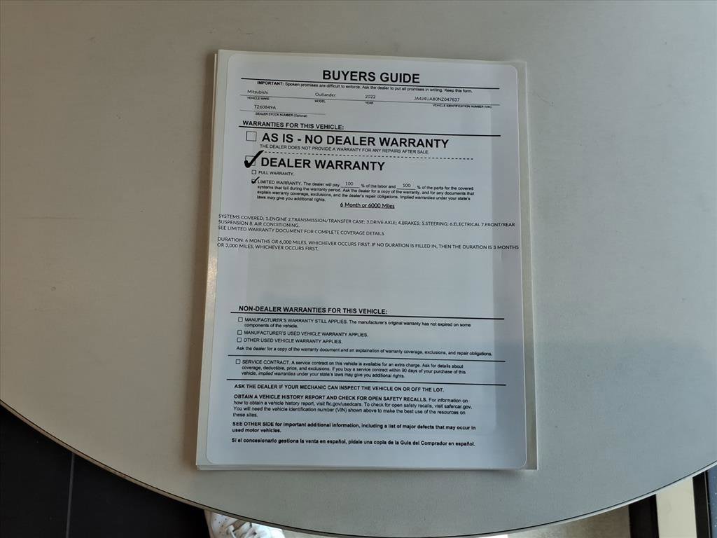 Used 2022 Mitsubishi Outlander SE image 33