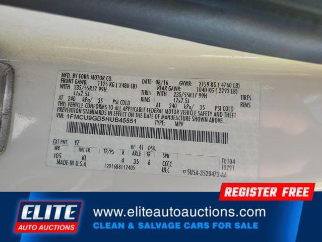 Used 2017 Ford Escape SE image 23