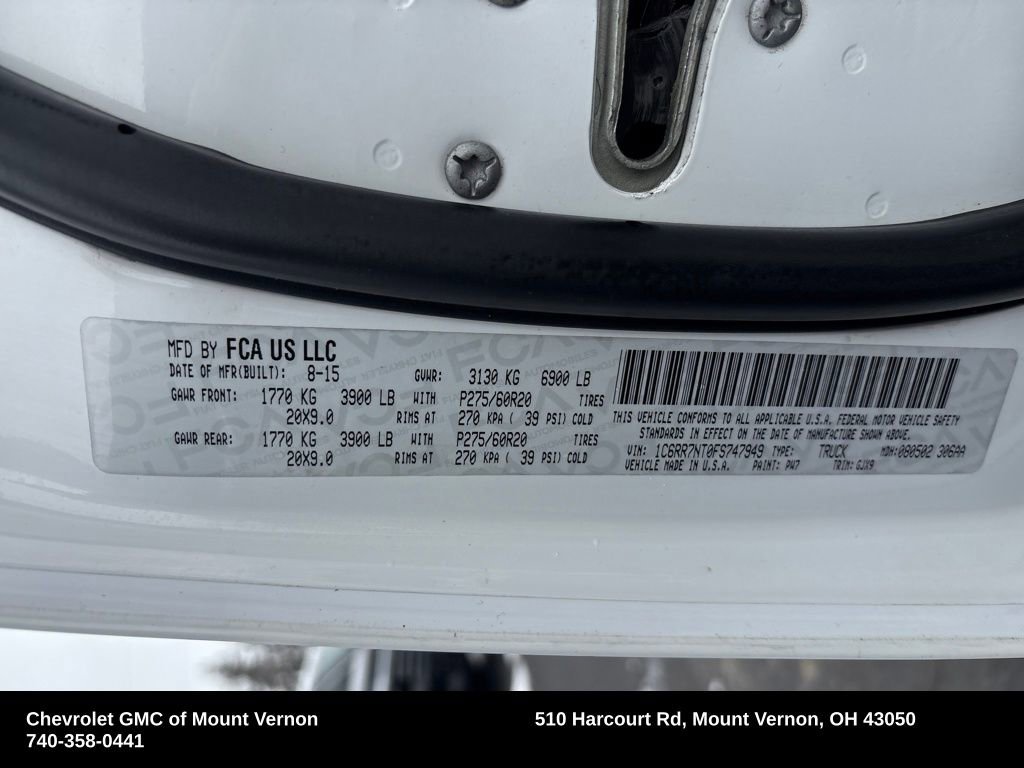 Used 2015 RAM 1500 Laramie w/ Convenience Group image 35