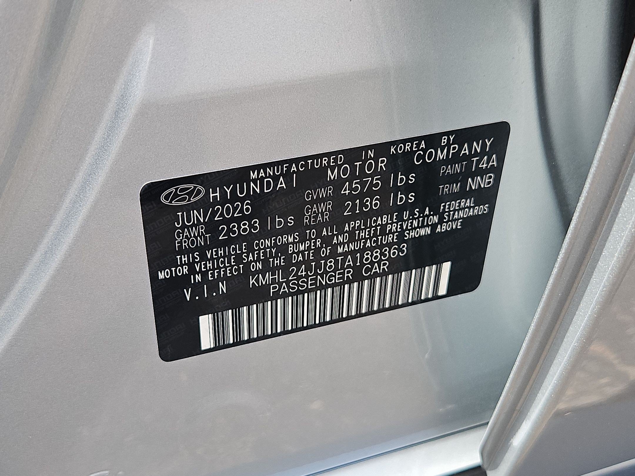New 2026 Hyundai Sonata Blue FWD image 15