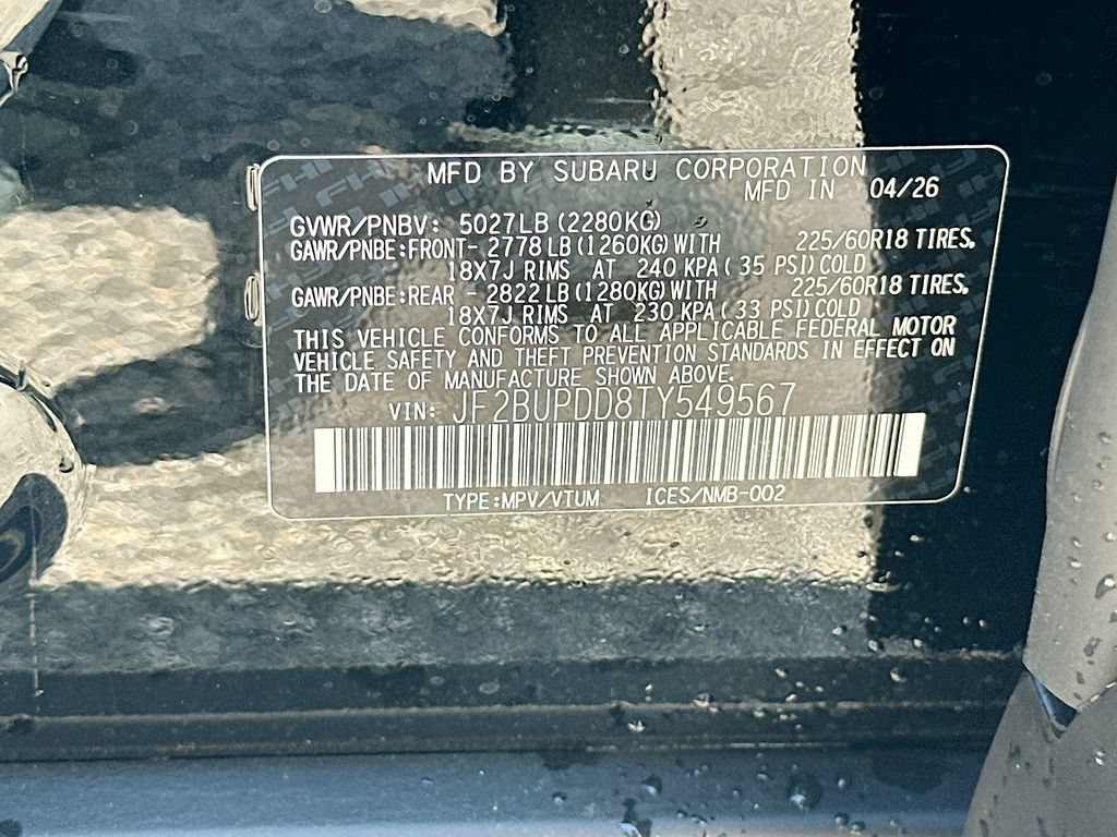 New 2026 Subaru Outback Limited AWD/4WD image 30