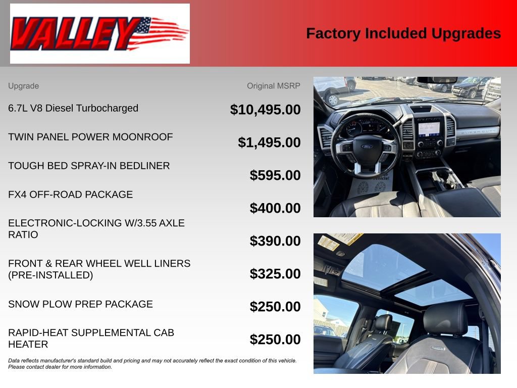 Used 2020 Ford F350 Platinum w/ FX4 Off-Road Package AWD/4WD image 6