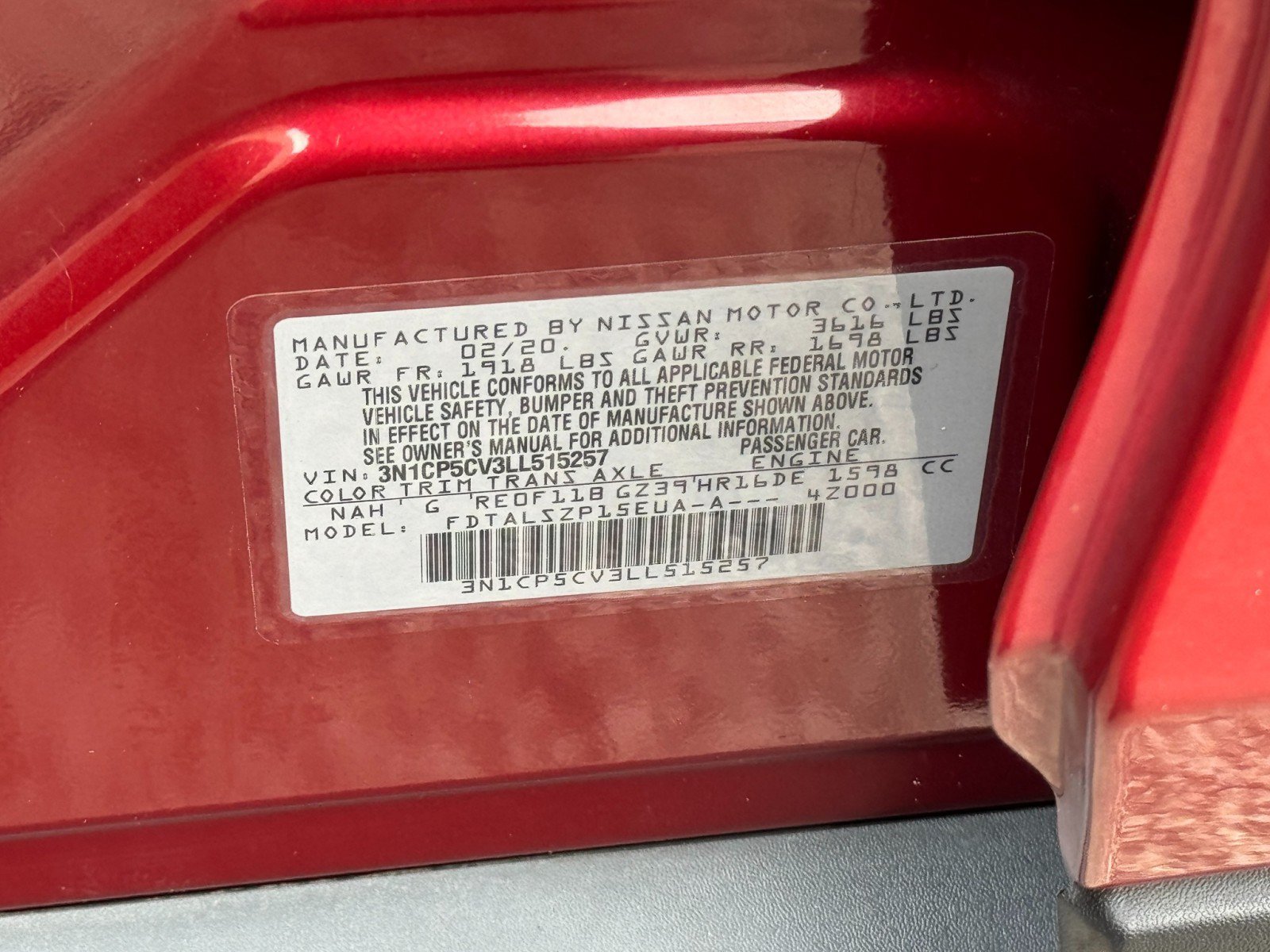 Used 2020 Nissan Kicks SV FWD image 39