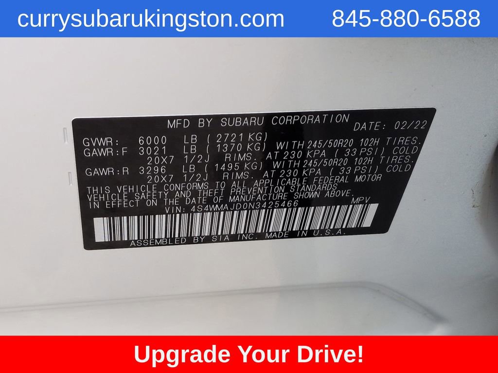 Used 2022 Subaru Ascent Onyx Edition image 12