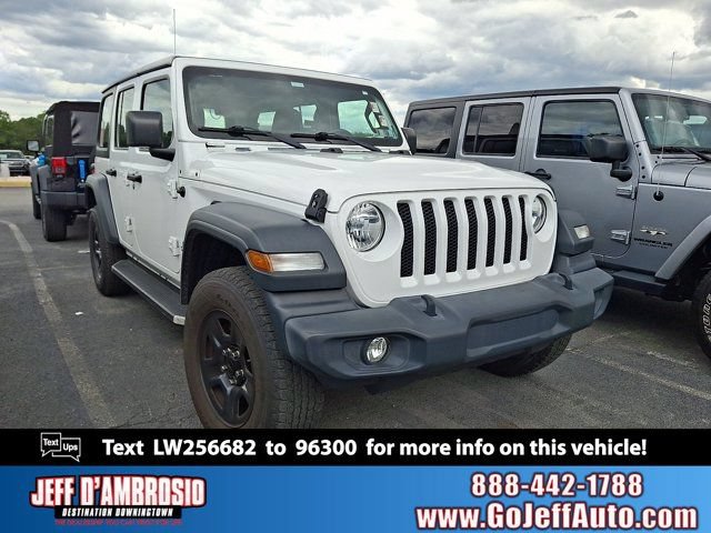 Certified 2020 Jeep Wrangler Unlimited Sport AWD/4WD image 1