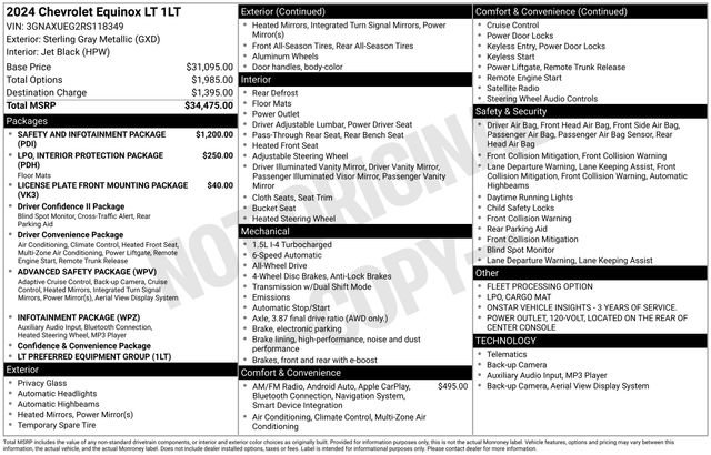 Used 2024 Chevrolet Equinox LT image 2