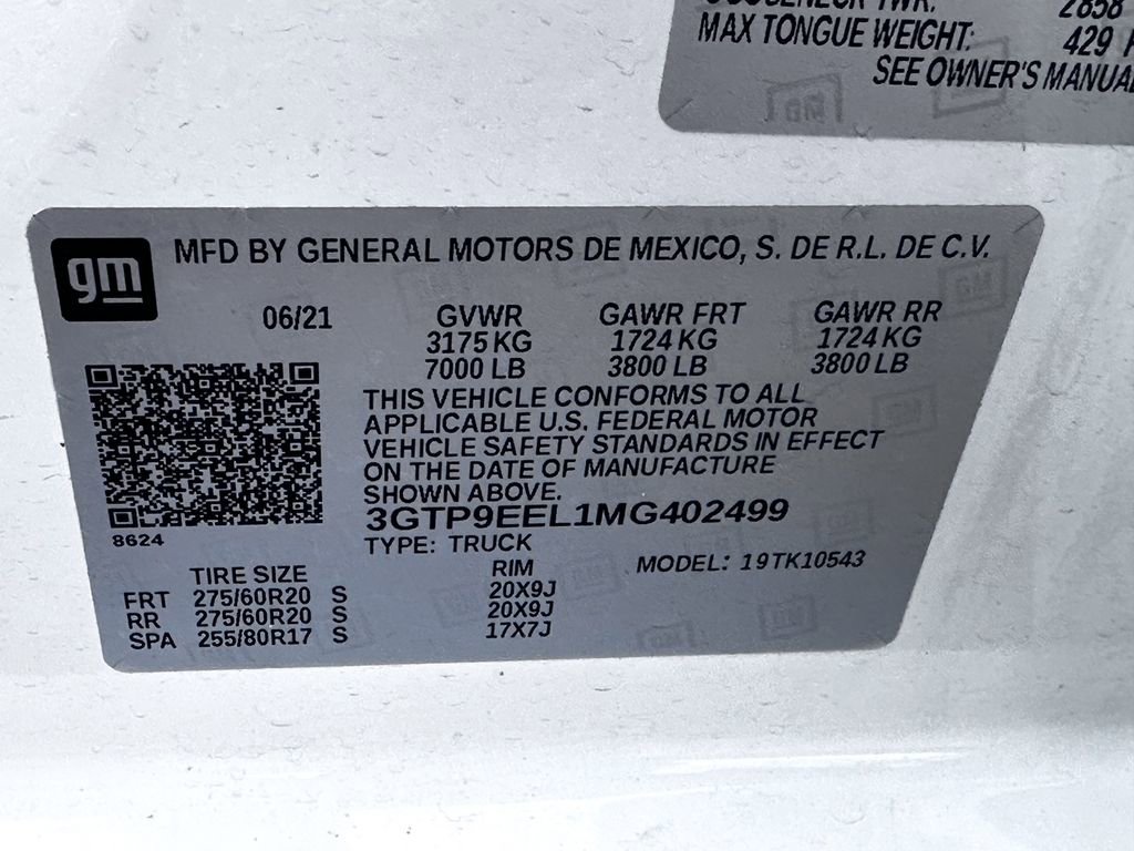 Used 2021 GMC Sierra 1500 AT4 image 26