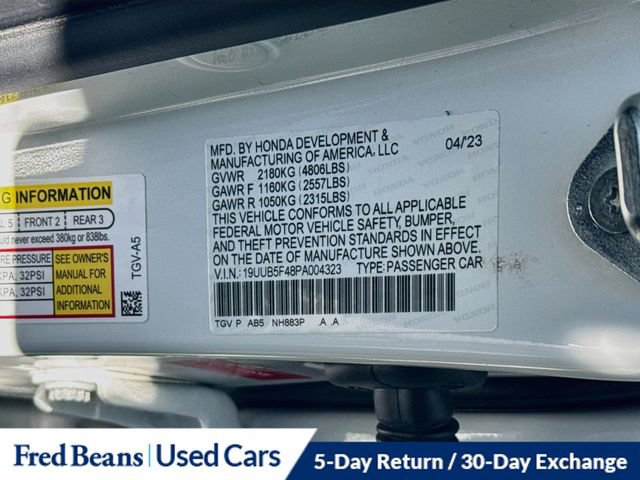 Used 2023 Acura TLX w/ Technology Package FWD image 39