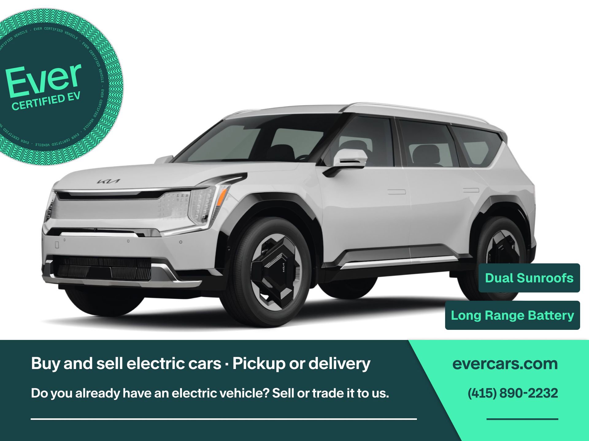 Used 2024 Kia EV9 Land AWD/4WD image 1