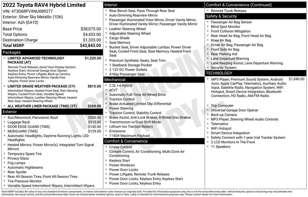 Certified 2022 Toyota RAV4 Limited image 31