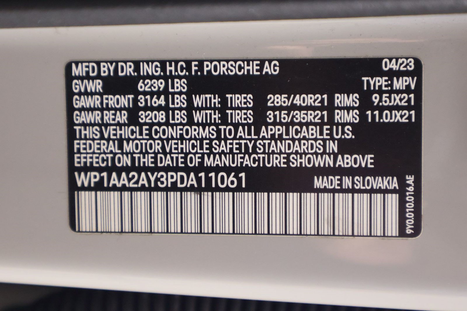Certified 2023 Porsche Cayenne Platinum Edition AWD/4WD image 19