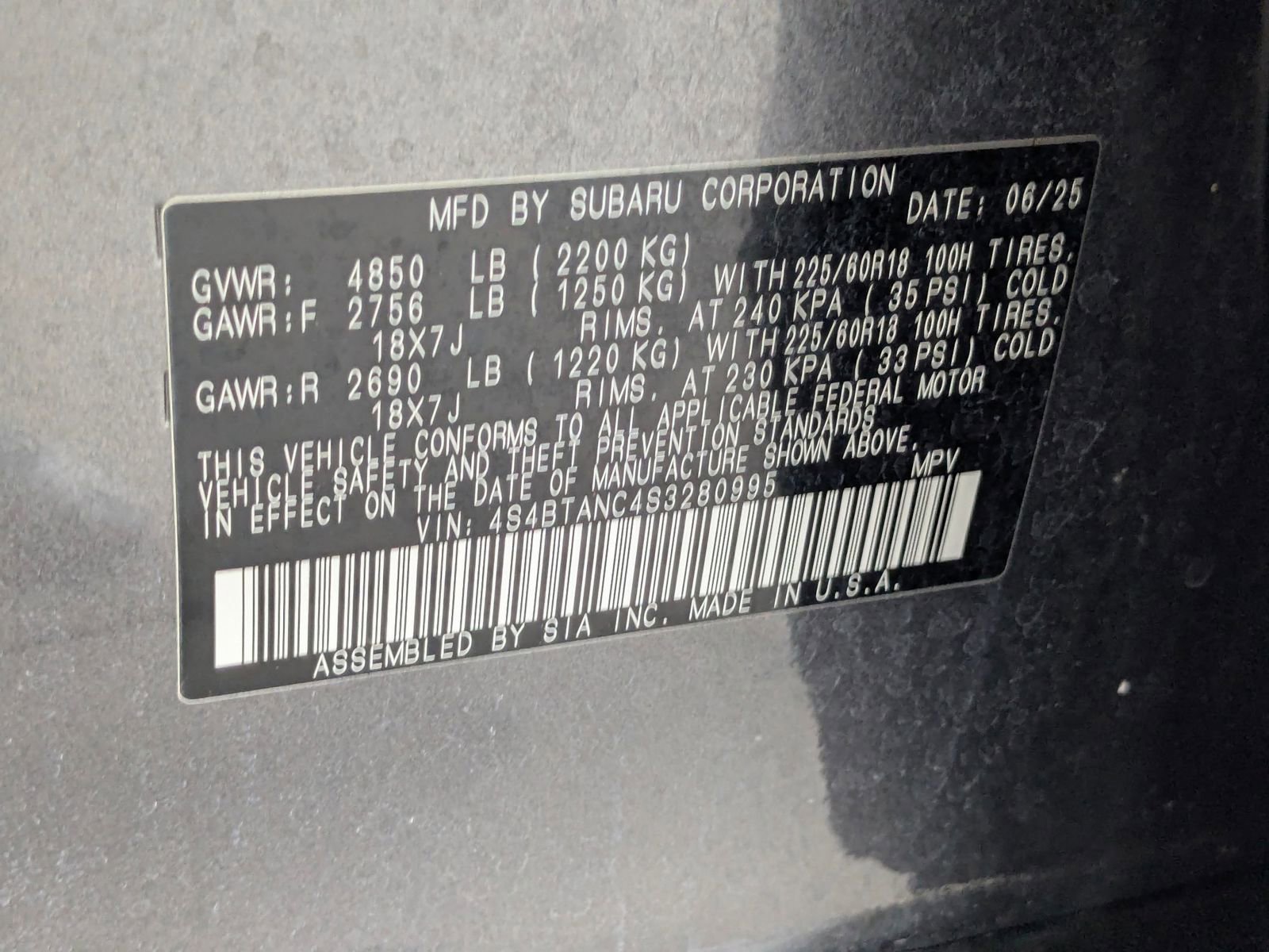 Used 2025 Subaru Outback Limited AWD/4WD image 32