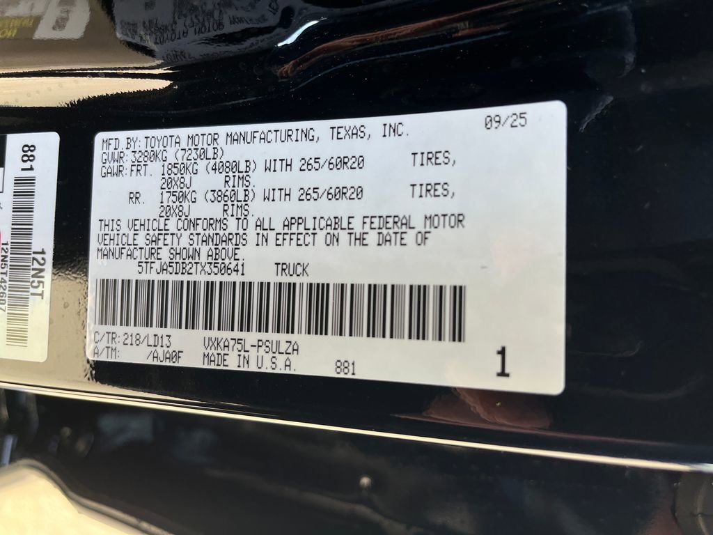 New 2026 Toyota Tundra Limited image 28