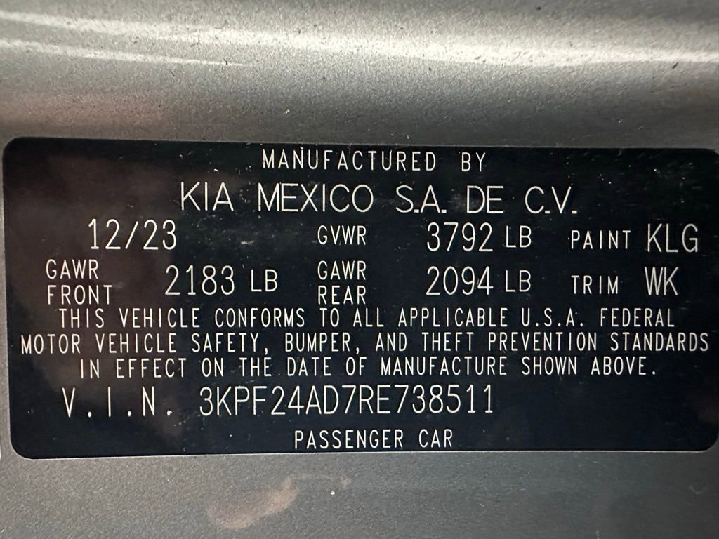 Used 2024 Kia Forte LXS image 11