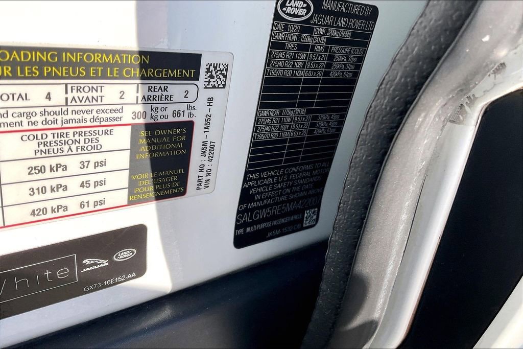 Used 2021 Land Rover Range Rover SV Autobiography Dynamic image 21
