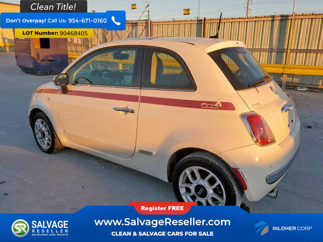 Used 2012 FIAT 500 Lounge w/ Pink Ribbon Special Edition FWD image 3
