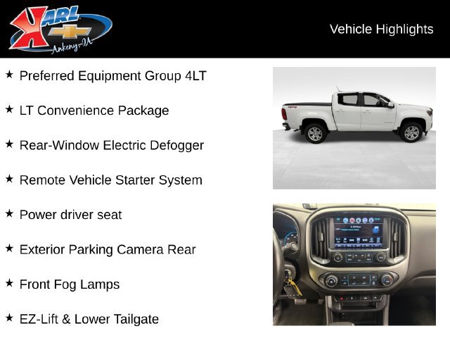 Certified 2018 Chevrolet Colorado LT w/ LT Convenience Package AWD/4WD image 2
