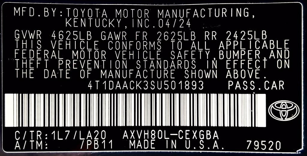 Certified 2025 Toyota Camry XLE FWD image 24