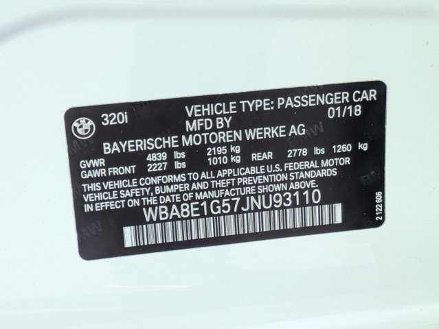 Used 2018 BMW 320i Sedan w/ Convenience Package image 25