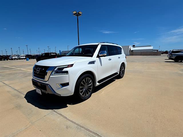 Used 2023 Nissan Armada Platinum w/ Captain's Chairs Package image 1