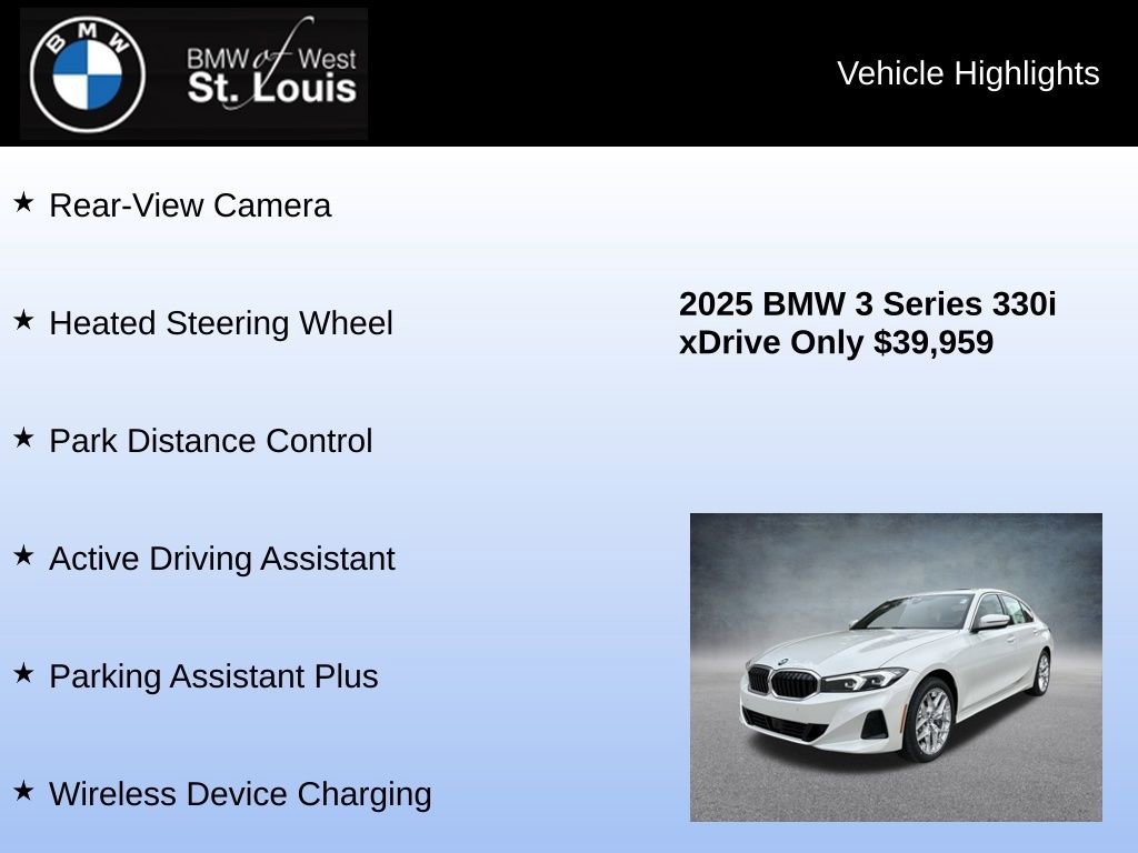 Used 2025 BMW 330i xDrive Sedan w/ M Sport Package image 24