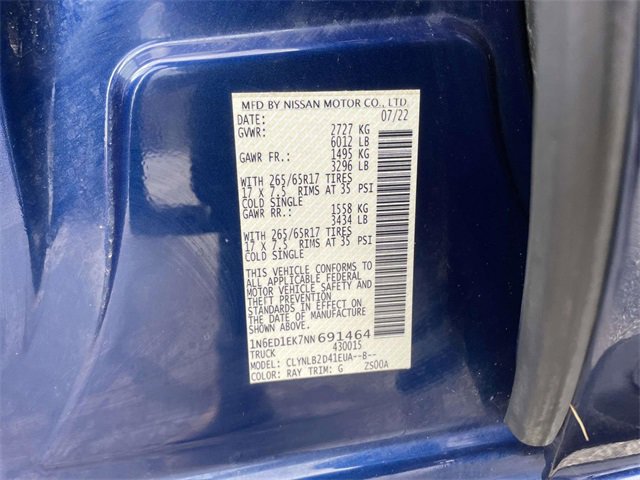 Used 2022 Nissan Frontier SV image 32