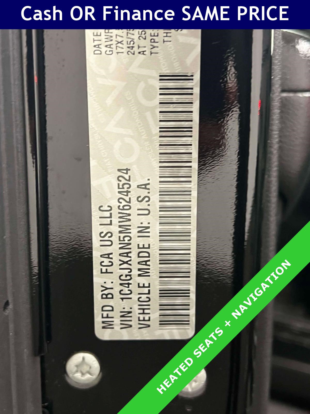 Certified 2021 Jeep Wrangler Sport AWD/4WD image 18