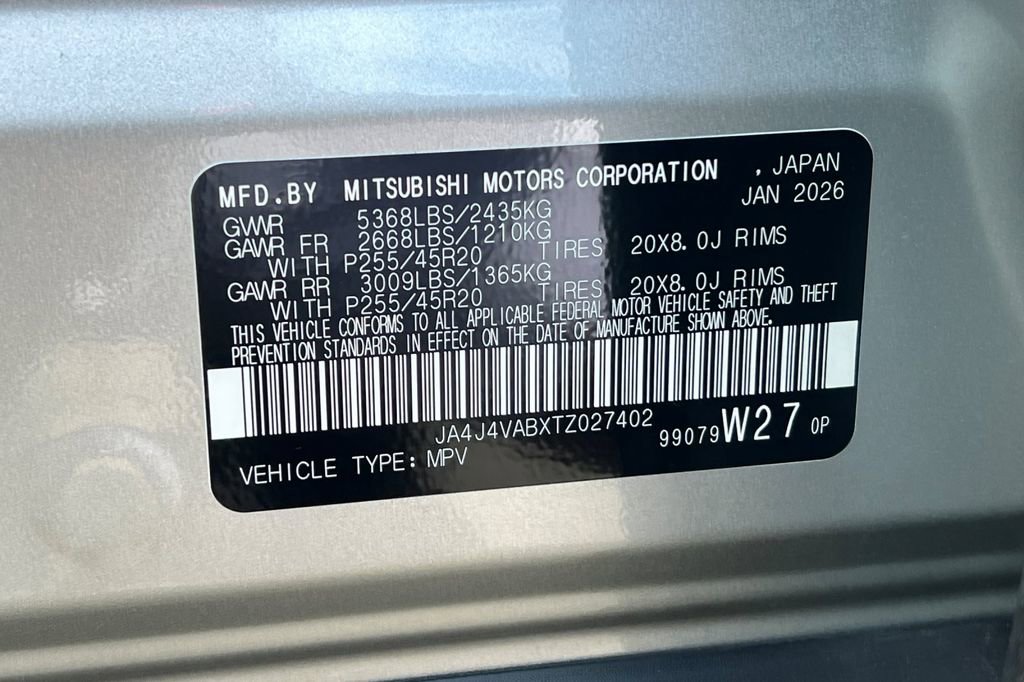 New 2026 Mitsubishi Outlander SE AWD/4WD image 27