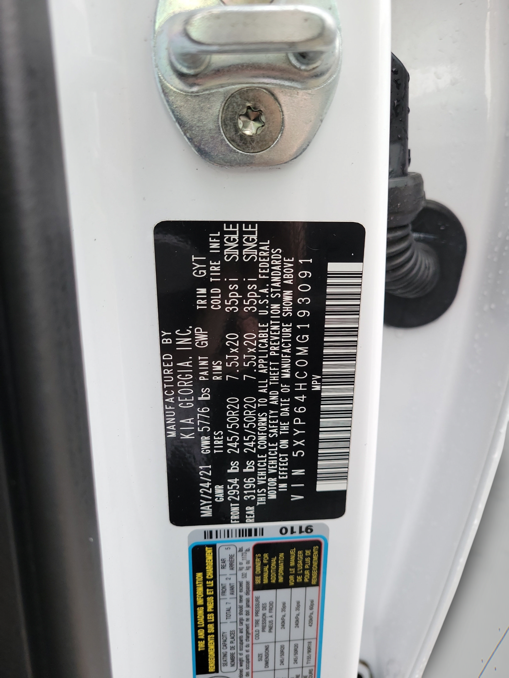 Certified 2021 Kia Telluride S FWD image 46
