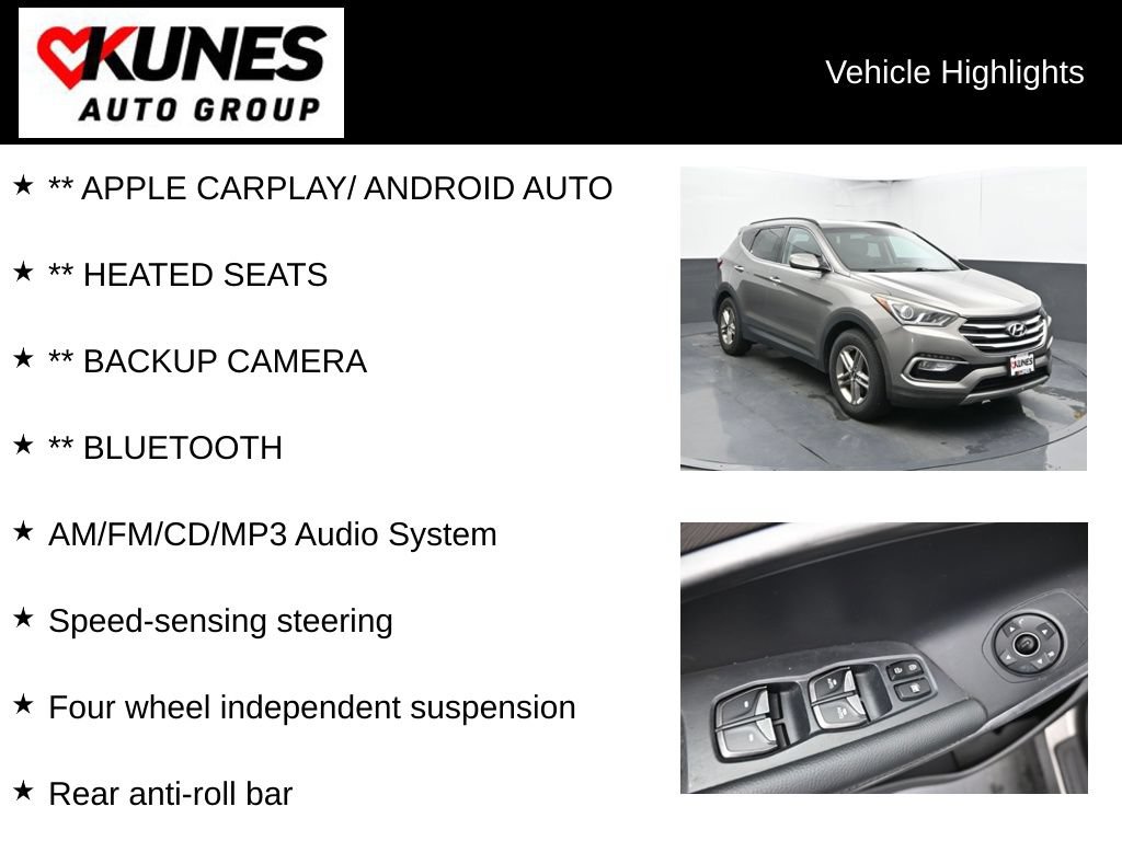 Used 2018 Hyundai Santa Fe Sport w/ 2.4L Value Package 02 FWD video 2