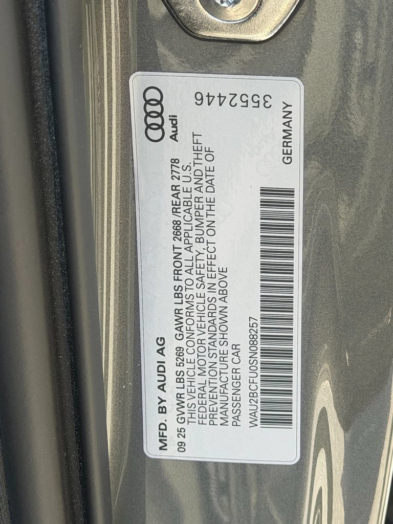 Certified 2025 Audi A5 2.0T Premium w/ Premium Plus AWD/4WD image 9