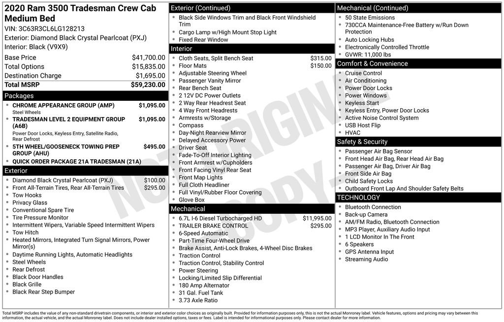 Used 2020 RAM 3500 Tradesman image 2