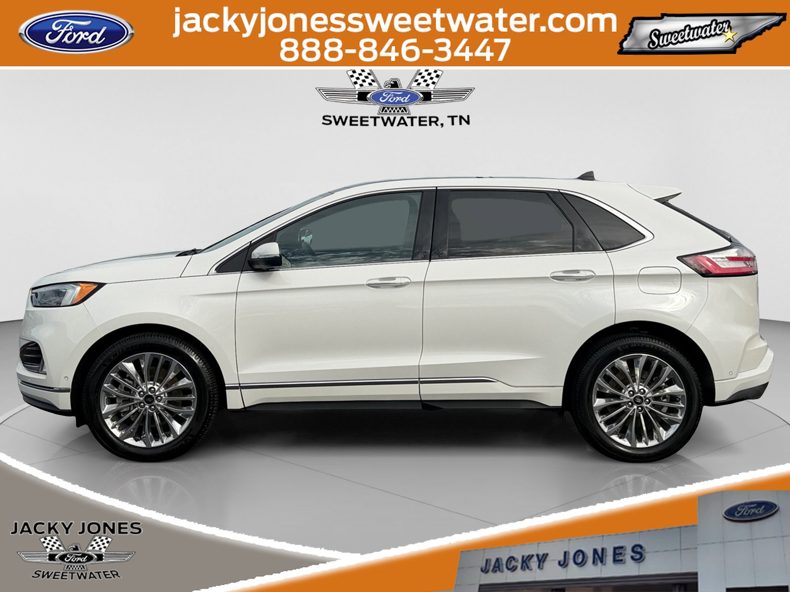 Certified 2021 Ford Edge Titanium w/ Equipment Group 301A AWD/4WD image 2