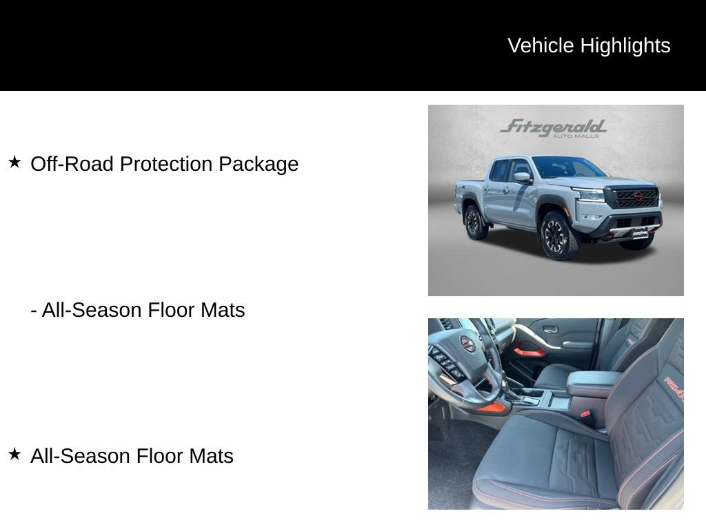 Used 2024 Nissan Frontier PRO-4X w/ Off-Road Protection Package AWD/4WD image 9