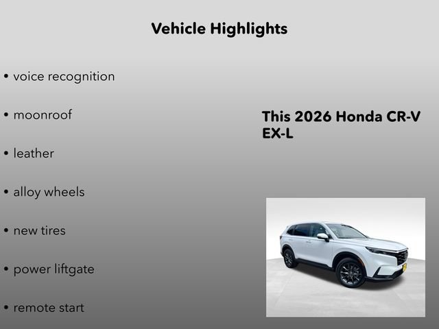 New 2026 Honda CR-V EX-L image 15