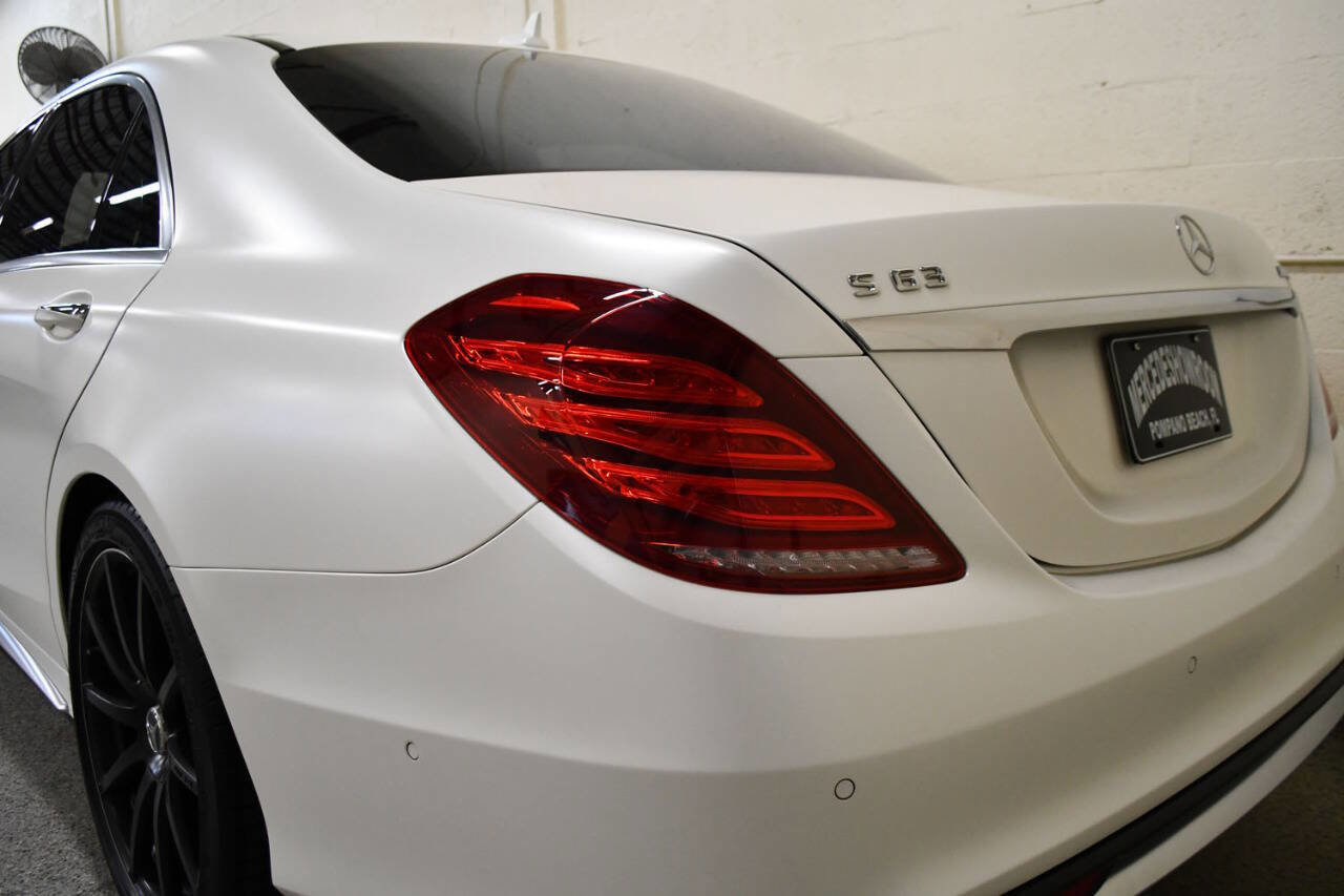 Used 2015 Mercedes-Benz S 63 AMG 4MATIC Sedan image 30