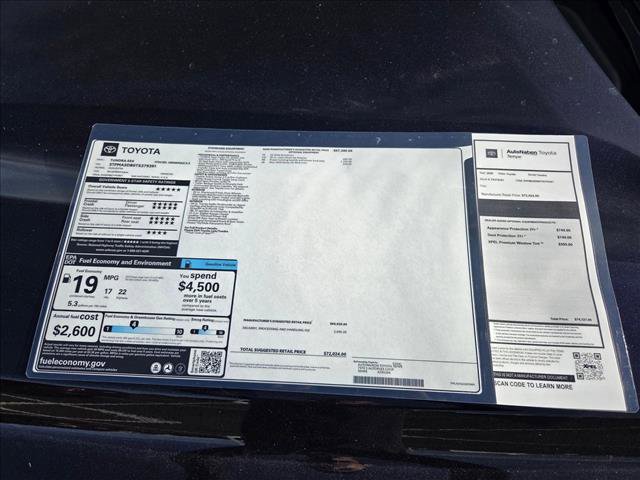 New 2026 Toyota Tundra 1794 Edition AWD/4WD image 17