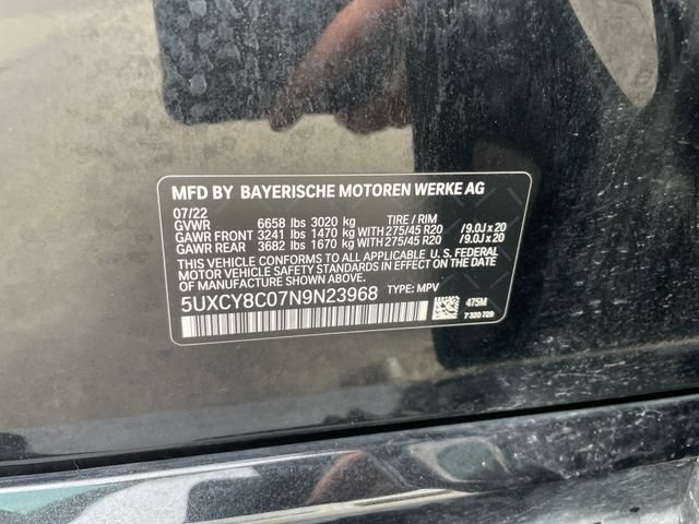 Used 2022 BMW X6 M50i w/ Dynamic Handling Package AWD/4WD image 27