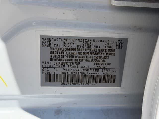 New 2026 Nissan Sentra S w/ Floor Mat Package FWD image 24