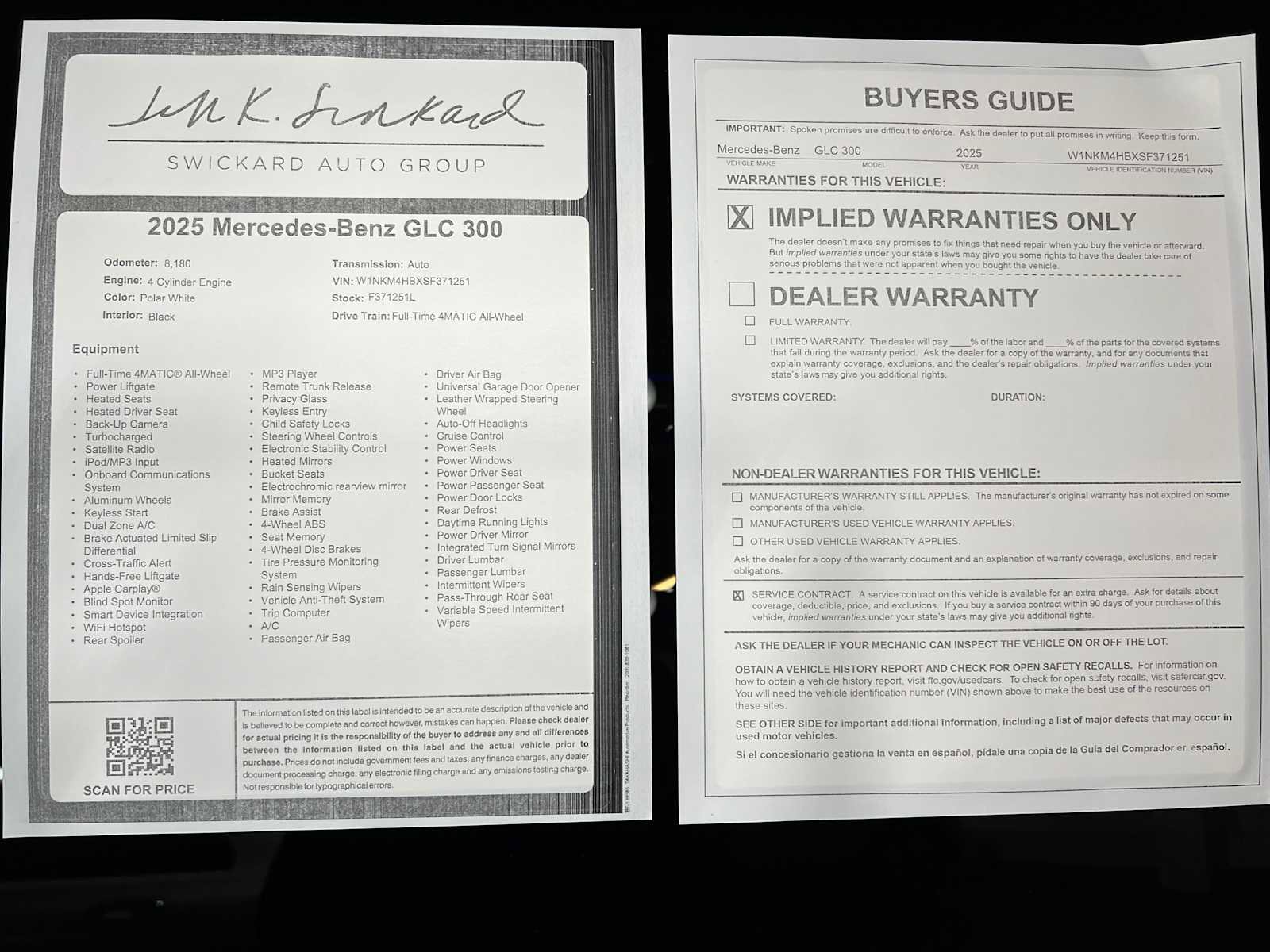 Certified 2025 Mercedes-Benz GLC 300 4MATIC image 41