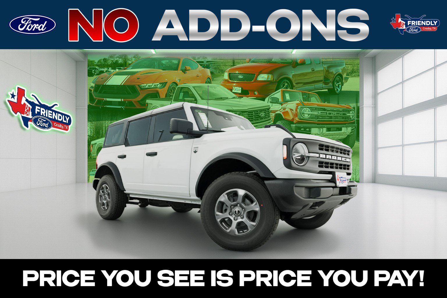 New 2026 Ford Bronco Big Bend AWD/4WD image 1