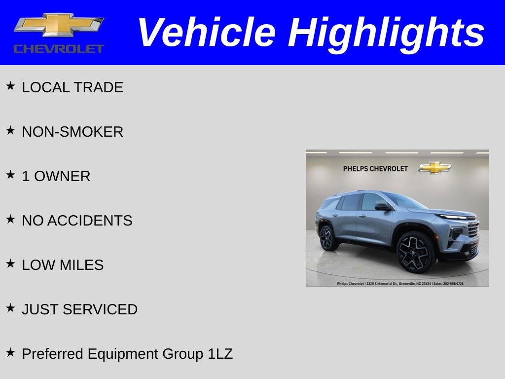 Certified 2025 Chevrolet Traverse High Country image 2