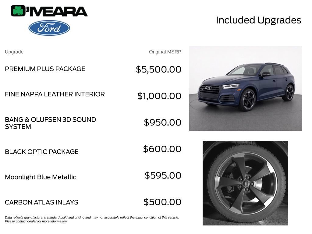 Used 2020 Audi SQ5 Premium Plus w/ Premium Plus Package AWD/4WD image 4