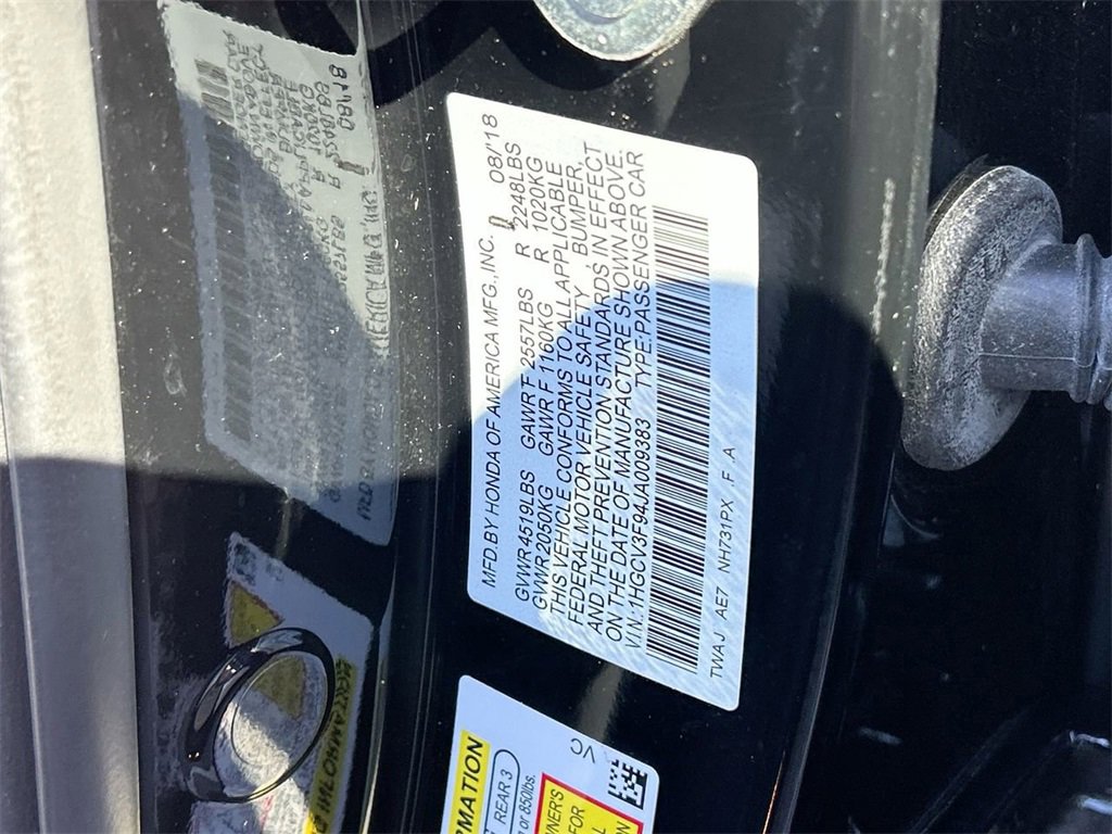 Used 2018 Honda Accord Touring image 37