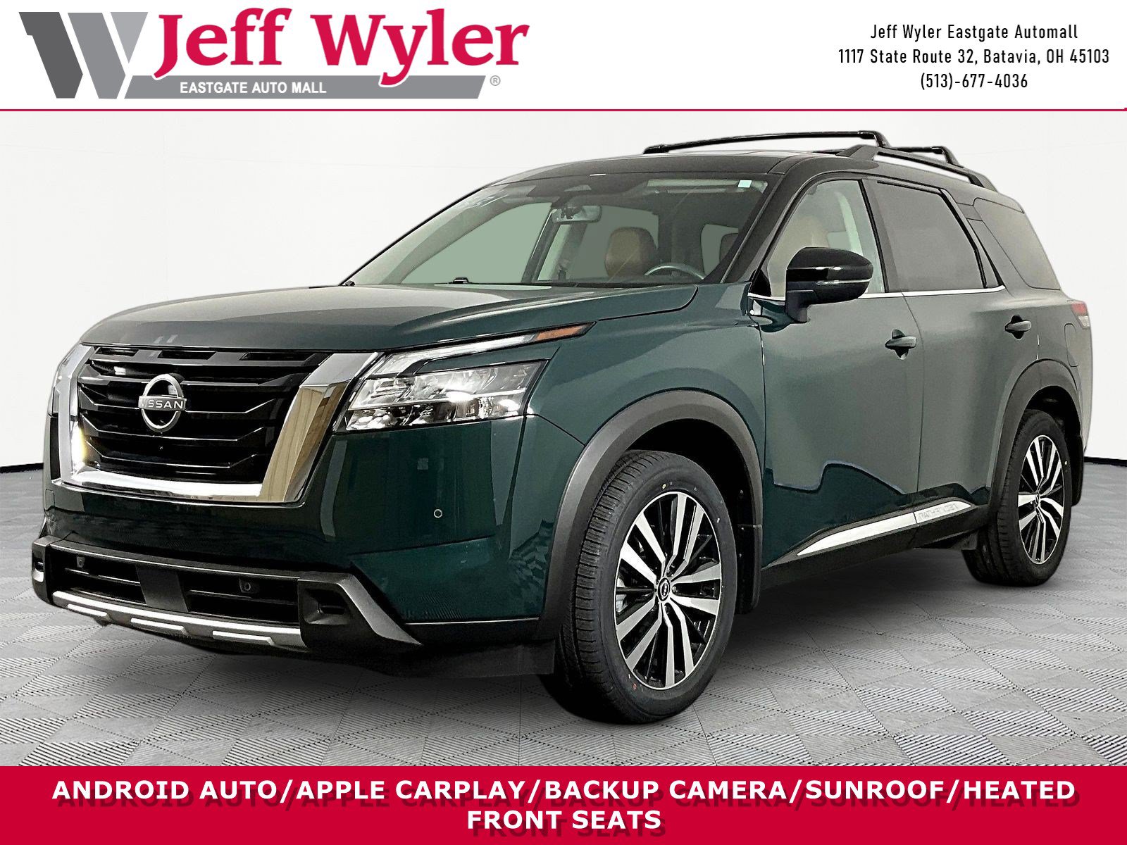 Certified 2024 Nissan Pathfinder Platinum w/ Cargo Package AWD/4WD image 1