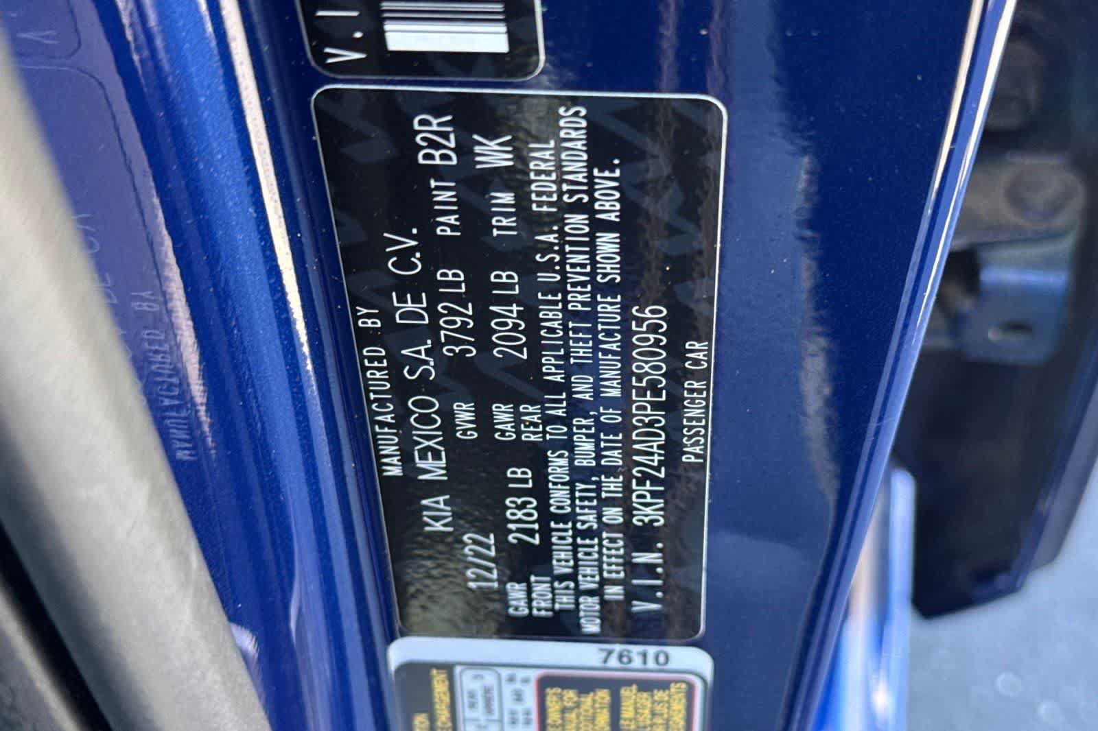 Used 2023 Kia Forte LXS FWD image 30
