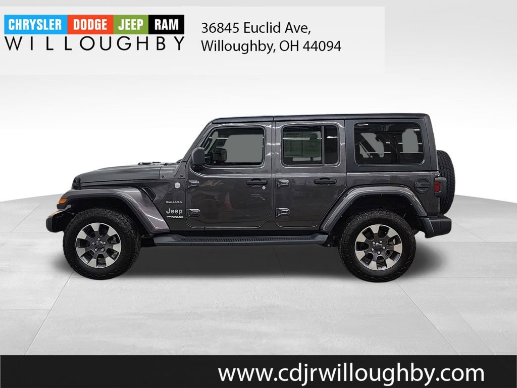 Used 2021 Jeep Wrangler Unlimited Sahara w/ Uconnect 4C Nav & Sound Group AWD/4WD image 5